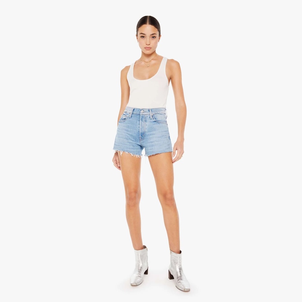 MOTHER Tomcat Kick Fray Shorts